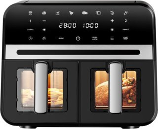 Fukstern Airfryer Pro: dubbele manden, dubbel gemak