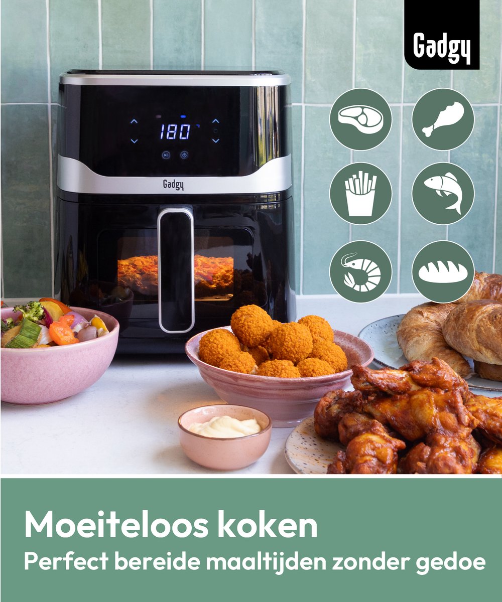 Wat vinden we goed aan de Gadgy Airfryer 5L Digitale Heteluchtfriteuse