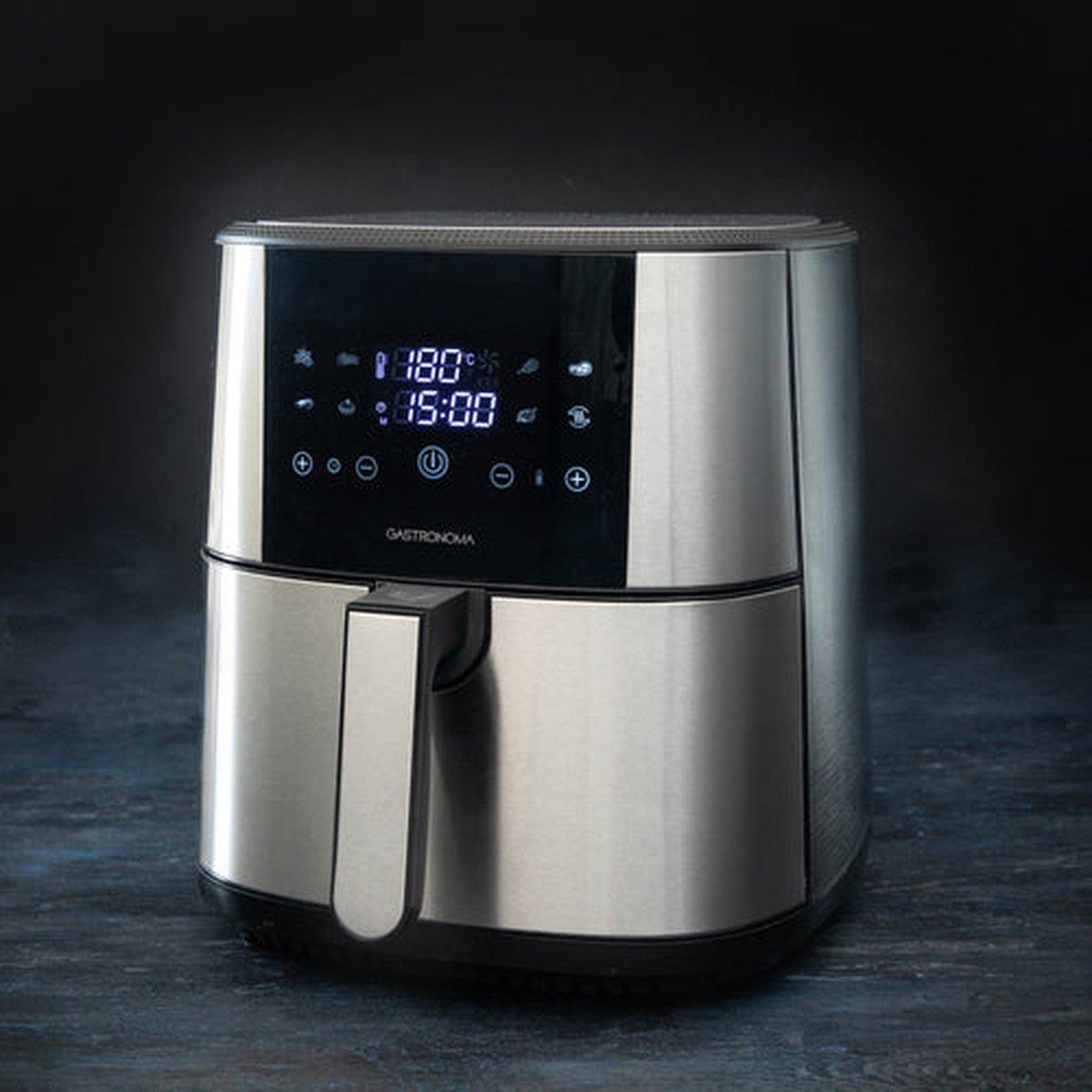 Gastronoma Airfryer 8L RVS/Zwart 18290007