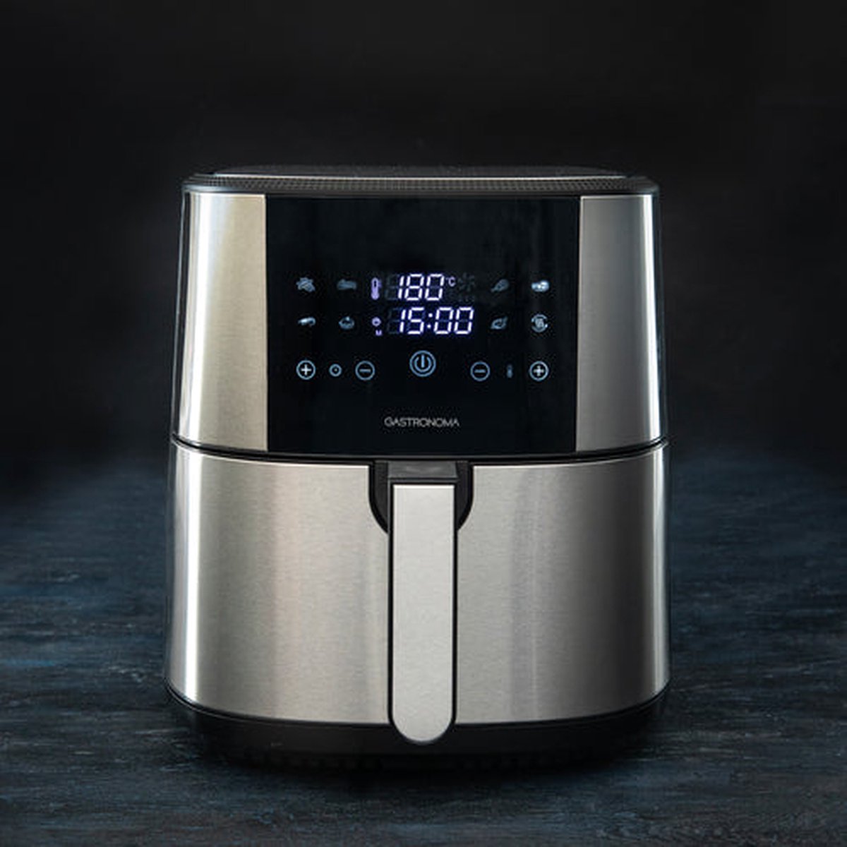 Gastronoma Airfryer 8L RVS/Zwart 18290007
