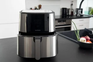 Gastronoma Airfryer 8L RVS/Zwart 18290007