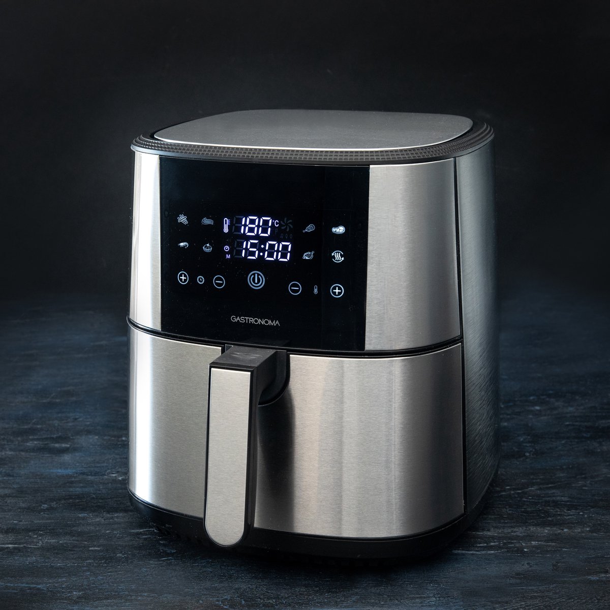 Gastronoma Airfryer 8L RVS/Zwart 18290007