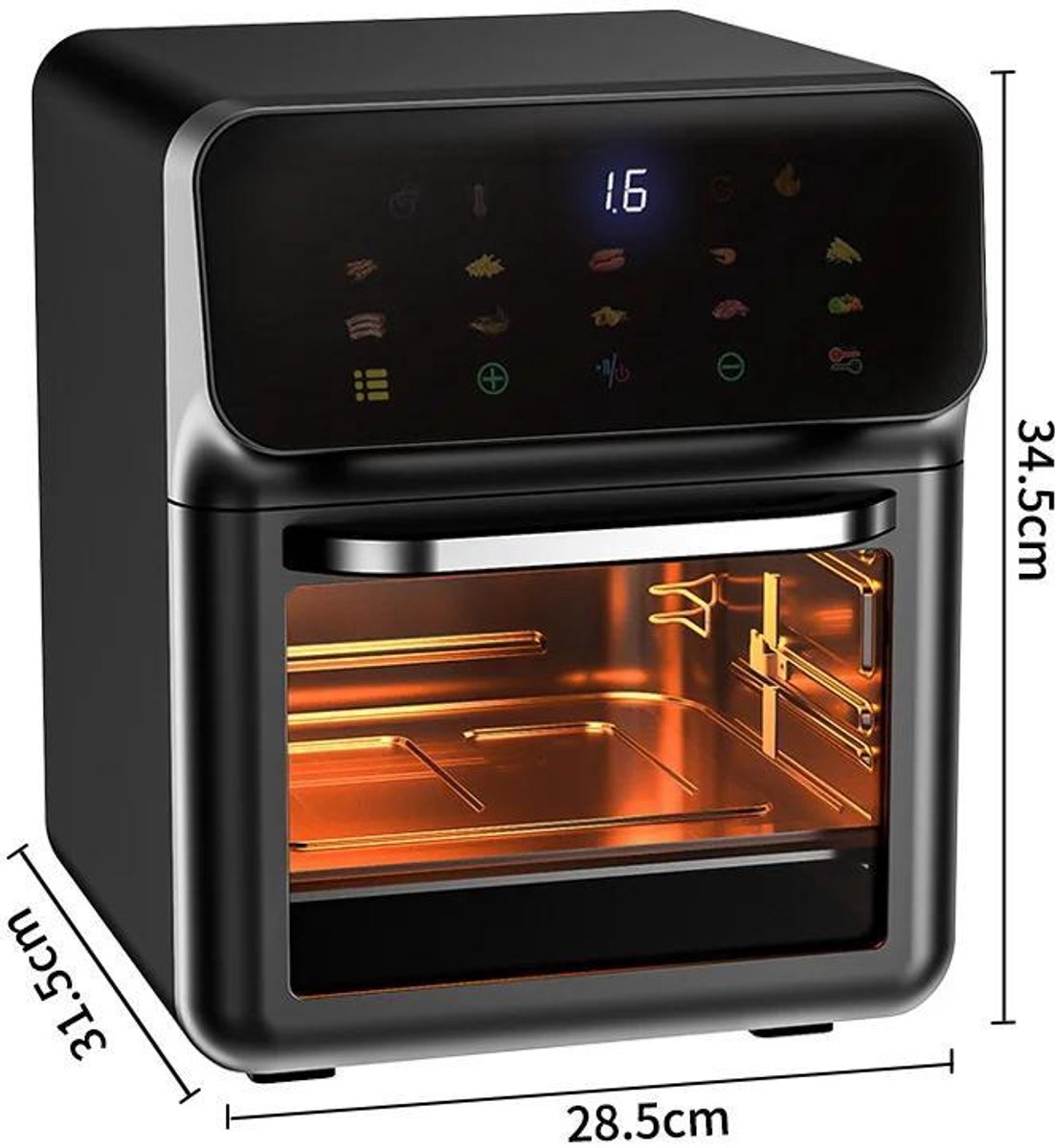 Gezonde Airfryer Oven 10L 1350W