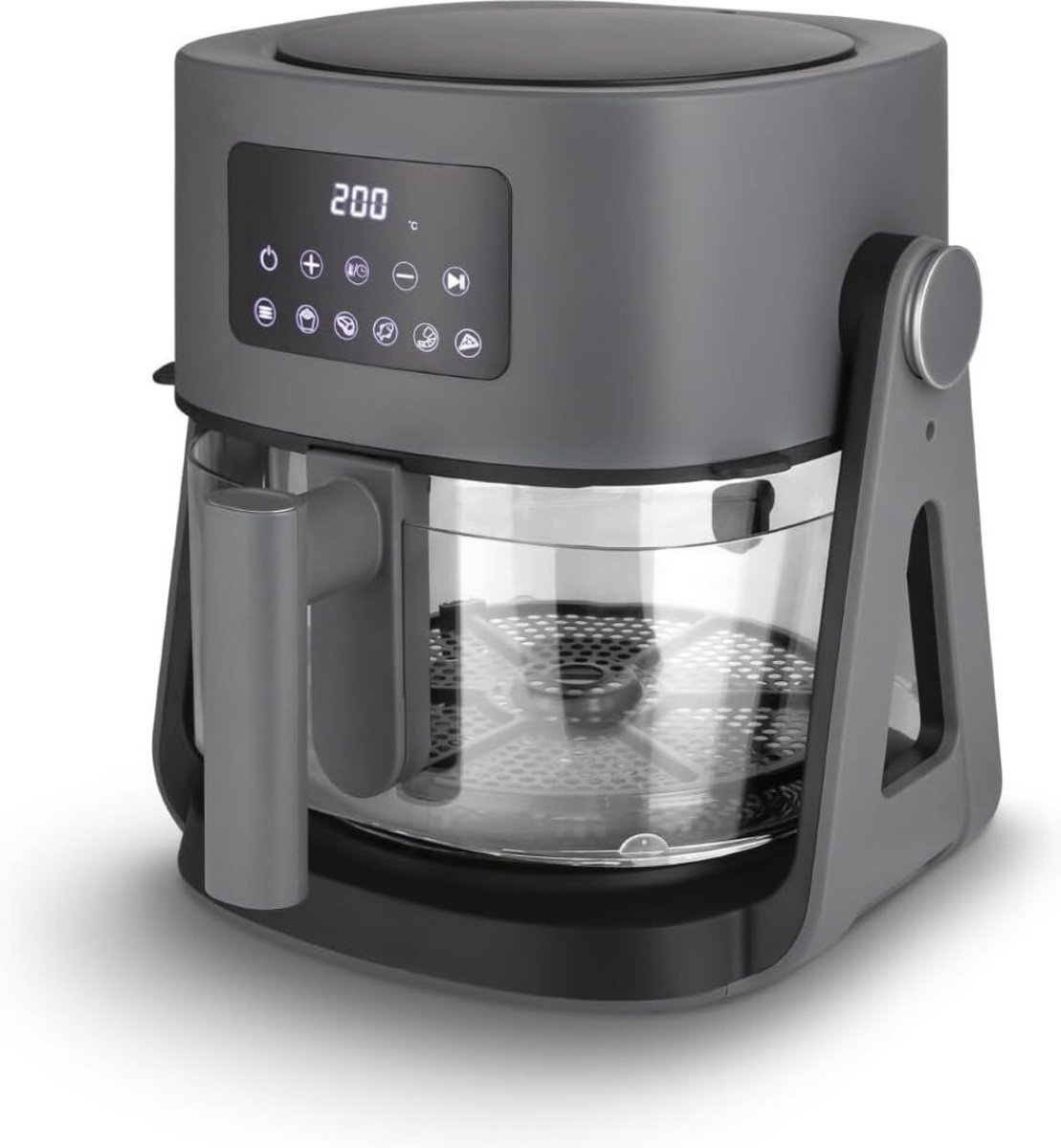 De Glass&Grill Airfryer 3-in-1 5500BG 5,5L in één oogopslag