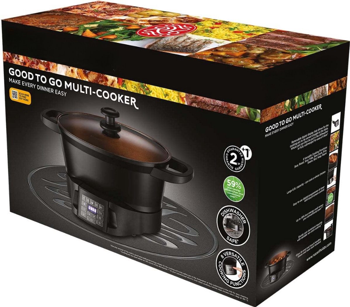 Goodivery® Rijstkoker 6.5L Zwart