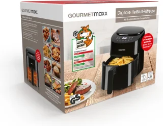 Gourmet Maxx Digitale Heteluchtfriteuse 4,5L 1400W zwart