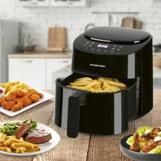 Gourmet Maxx Digitale Heteluchtfriteuse 4,5L 1400W zwart
