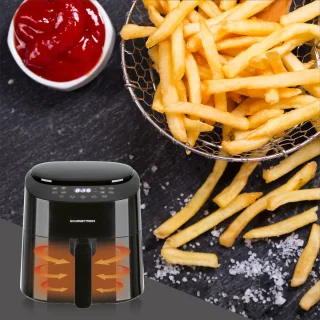 Gourmet Maxx Digitale Heteluchtfriteuse 4,5L 1400W zwart