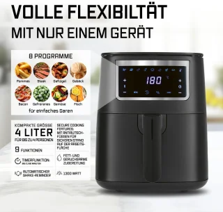 GOURMETmaxx 4L Airfryer heteluchtfriteuse