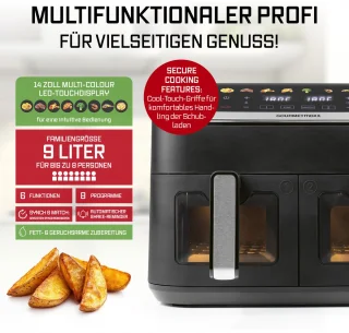 GOURMETmaxx AirGenius heteluchtfriteuse