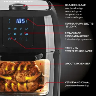 Gourmetmaxx Heteluchtfriteuse 9-in-1