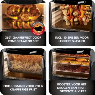 Gourmetmaxx Heteluchtfriteuse 9-in-1