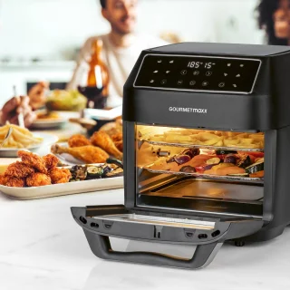 GOURMETmaxx Heteluchtoven 12L Zwart