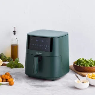 GreenPan Airfryer XXL 7.2L Pine Green + Sandra Bekkari Kookboek