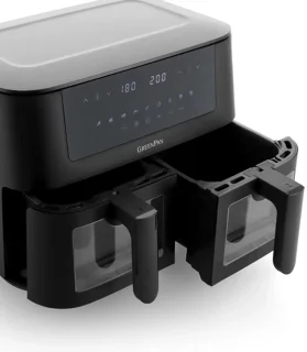 GreenPan Bistro Dual Zone Airfryer + 9-delige bakset