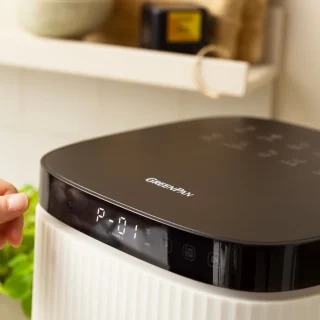 GreenPan Silhouette Air Fryer XL Cream