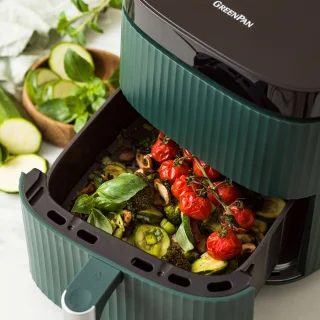 GreenPan Silhouette Airfryer XL 5L – Moroccan Green