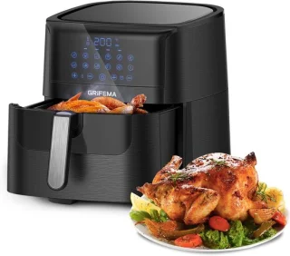 Grifema GC2001 airfryer 6,5 liter zwart
