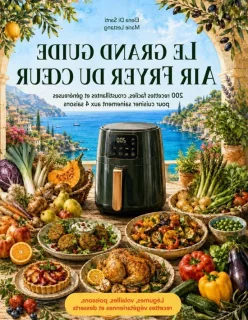 Grote gids airfryer van het hart