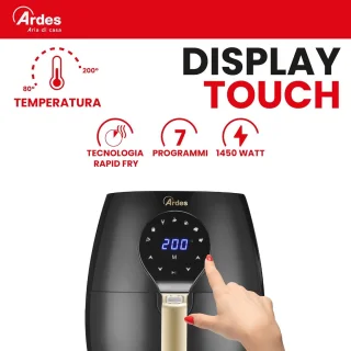 Grote Luchtfriteuse 5L Digitaal