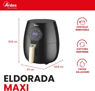 Grote Luchtfriteuse 5L Digitaal