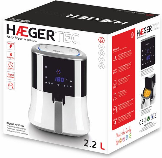 Haeger Aero Fryer Airfryer