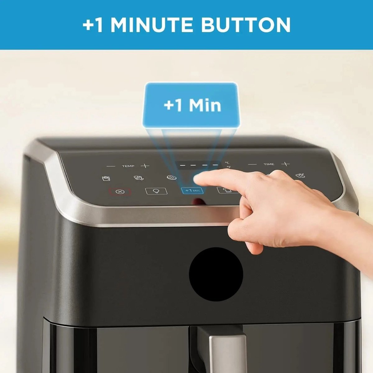 Wat vinden we goed aan de HeatXpress Digitale Airfryer 7L Zwart inclusief Grillrack