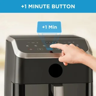 HeatXpress Digitale Airfryer 7L Zwart inclusief Grillrack