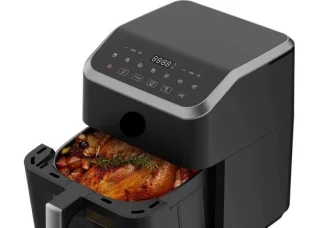 HeatXpress Digitale Airfryer 7L Zwart inclusief Grillrack