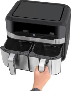 Heinrich HFR 8214 Dubbele Airfryer 2x4.5L