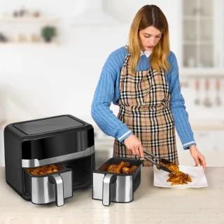 Heinrich HFR 8214 Dubbele Airfryer 2x4.5L