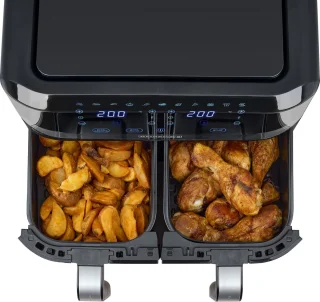 Heinrich HFR 8214 Dubbele Airfryer 2x4.5L