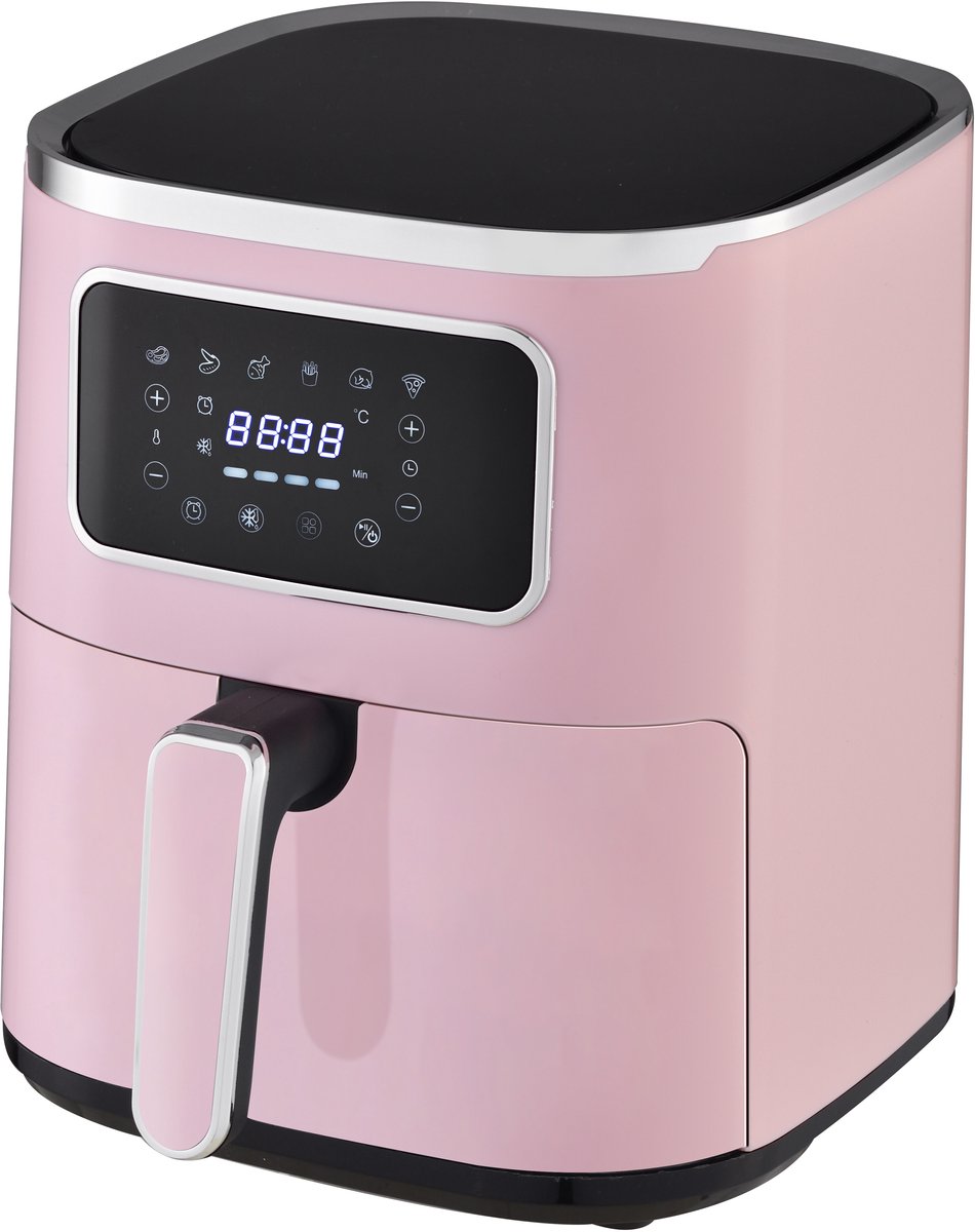 Wat vinden we goed aan de Heinrich HFR 8216 Heteluchtfriteuse 5L Pink