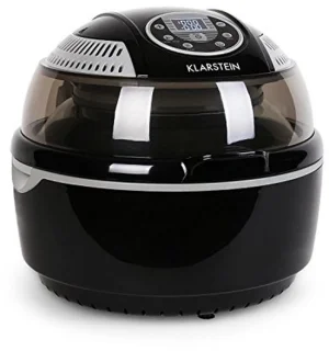 Hetelucht frituurpan airfryer oven 9 liter zwart