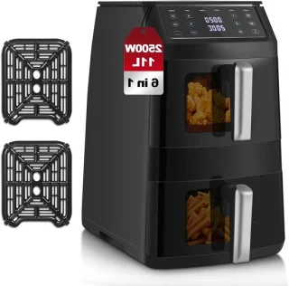 Heteluchtfriteuse 11L Zwart