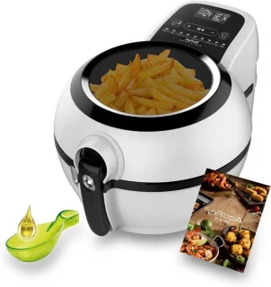Heteluchtfriteuse 1,2 kg Zwart