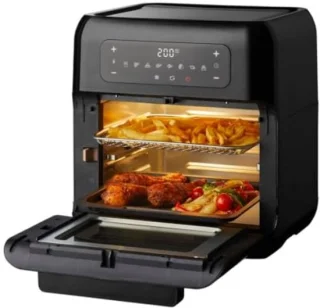 Heteluchtfriteuse 12 L Zwart