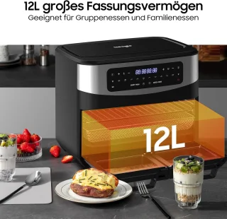 Heteluchtfriteuse 12L - 2-laden