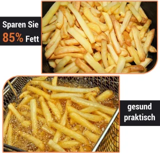 Heteluchtfriteuse 12L