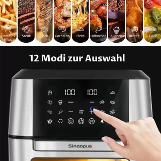 Heteluchtfriteuse 12L