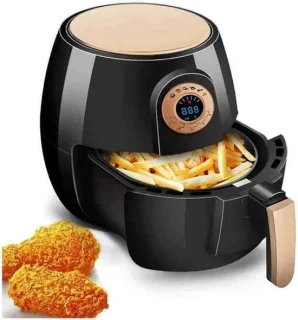 Heteluchtfriteuse 1400W zwart