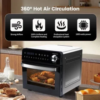 Heteluchtfriteuse 14L mini oven XXL