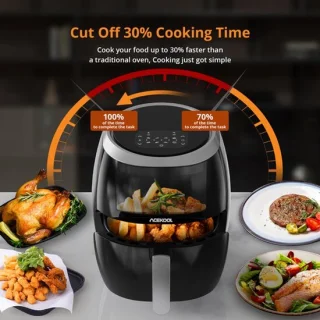 Heteluchtfriteuse 1800W 8L