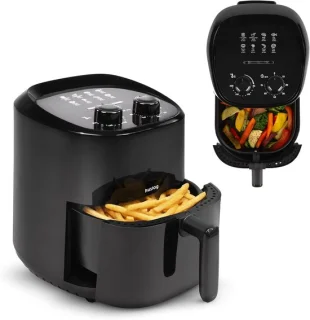 Heteluchtfriteuse 23 liter zwart