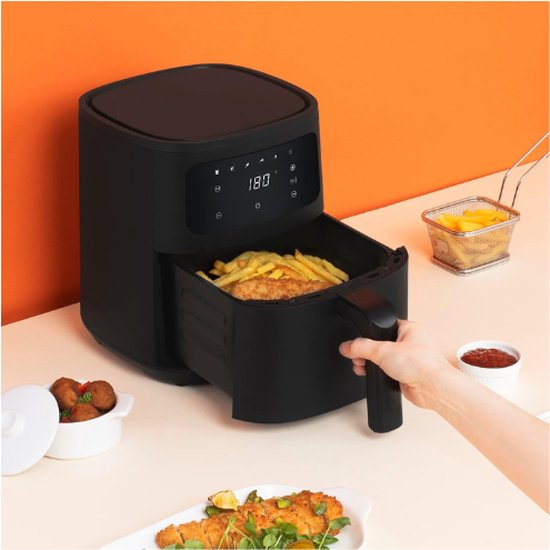 Heteluchtfriteuse 4L Touchscreen 5 Programma's