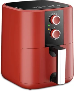 Heteluchtfriteuse 5 liter rood