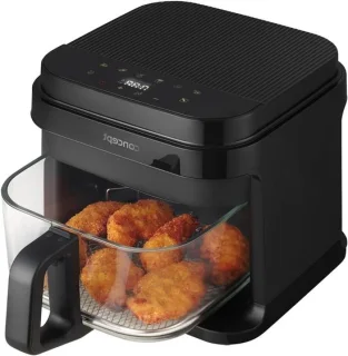 Heteluchtfriteuse 55 liter zwart