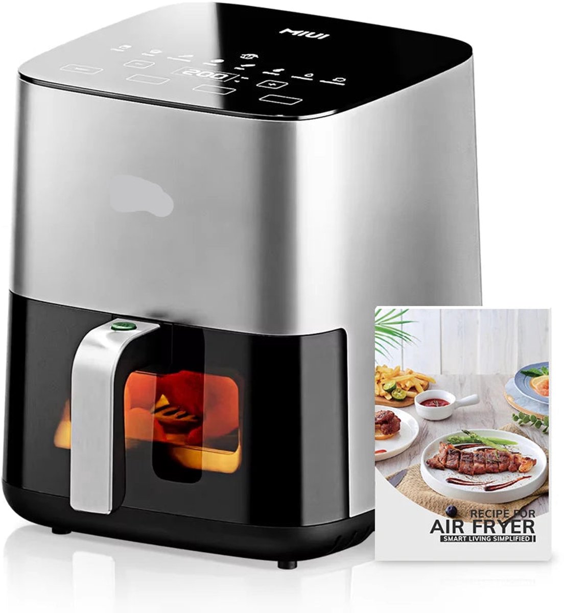 Heteluchtfriteuse 5L Oven Touch Lichtgrijs