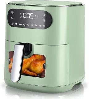Heteluchtfriteuse 6 liter groen
