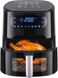 Heteluchtfriteuse 6 liter met kijkvenster